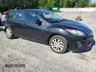 2012 Mazda 3 i Touring with VIN JM1BL1L8XC1628217, listed as a Copart auction lot 58494425 with 62,727 mi miles and Salvage title. Bid and sale history available at DreamBid. Image 4.