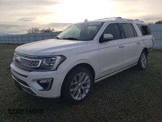 2018 Ford Expedition Max Platinum with VIN 1FMJK1MT1JEA68364, listed as a Copart auction lot 85534944 with 75,959 mi miles and Salvage title. Bid and sale history available at DreamBid. Image 1.