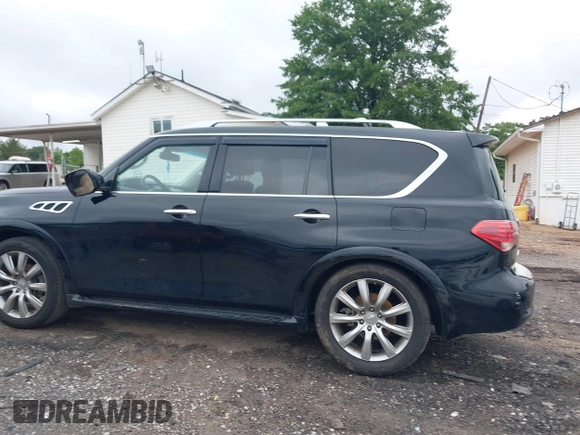 2013 Infiniti QX56 with VIN JN8AZ2NF7D9530166, listed as a IAAI auction lot 42360609 with 214,484 mi miles and . Bid and sale history available at DreamBid. Image 15.