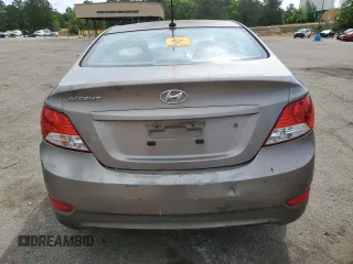 2013 Hyundai Accent GLS with VIN KMHCT4AE1DU504816, listed as a Copart auction lot 54314875 with Not provided miles and Salvage title. Bid and sale history available at DreamBid. Image 6.