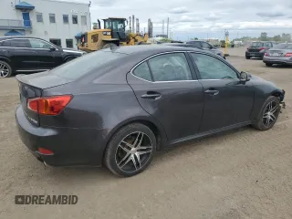 2009 Lexus IS 250 with VIN JTHCK262195028304, listed as a Copart auction lot 61438245 with 152,572 mi miles and Salvage title. Bid and sale history available at DreamBid. Image 3.