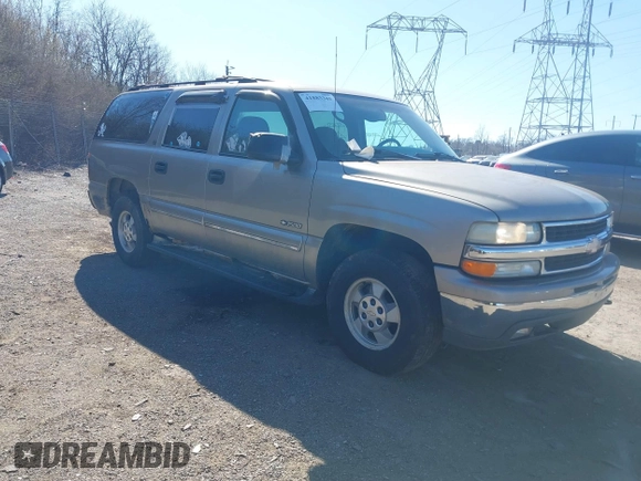 2000 Chevrolet Suburban LT with VIN 3GNFK16T8YG107680, listed as a IAAI auction lot 41883345 with 217,659 mi miles. Bid and sale history available at carsss.com. Image 1.