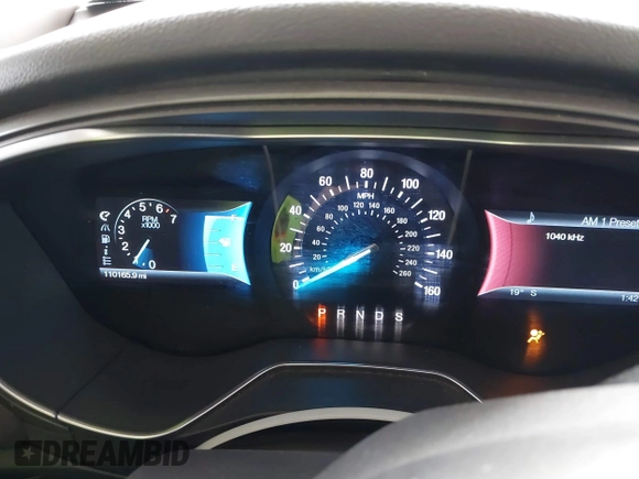 2014 Ford Fusion Titanium with VIN 3FA6P0K97ER204843, listed as a IAAI auction lot 41614434 with 110,165 mi miles. Bid and sale history available at carsss.com. Image 7.