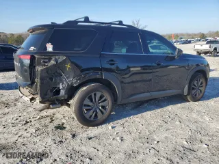 2023 Nissan Pathfinder SV with VIN 5N1DR3BC6PC231683, listed as a Copart auction lot 44133005 with 33,994 mi miles and Salvage Title. Bid and sale history available at carsss.com. Image 3.