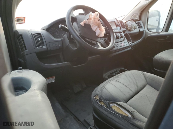 2019 Ram ProMaster Cargo Van with VIN 3C6URVJG8KE548507, listed as a Copart auction lot 77014944 with 80,799 mi miles and Salvage Title. Bid and sale history available at carsss.com. Image 8.