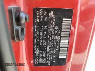2016 Hyundai Veloster z VIN KMHTC6ADXGU270540, wystawiony jako Copart lot #54575165 z przebiegiem 122 606 mil mil oraz Szkody całkowita. Historia ofert i sprzedaży dostępna na DreamBid. Obrazek 12.
