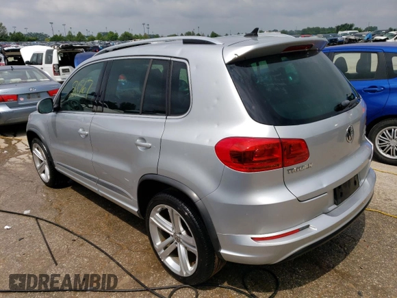 2016 Volkswagen Tiguan SE with VIN WVGBV7AX5GW060549, listed as a Copart auction lot 54997694 with 81,567 mi miles and Salvage Title. Bid and sale history available at DreamBid. Image 2.