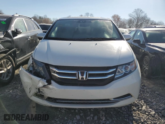 2016 Honda Odyssey EX-L with VIN 5FNRL5H61GB061423, listed as a Copart auction lot 49189835 with 158,040 mi miles and Salvage Title. Bid and sale history available at carsss.com. Image 5.