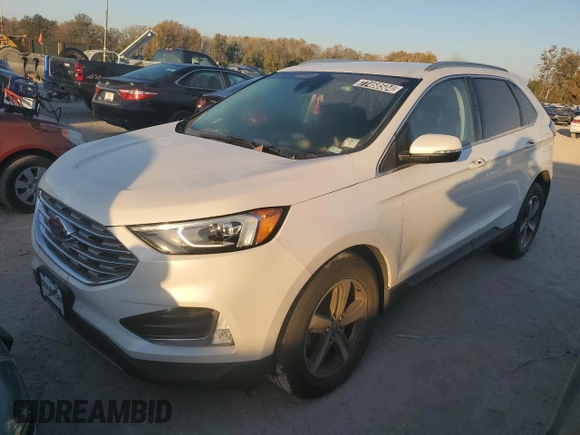 2019 Ford Edge SEL with VIN 2FMPK3J90KBC57633, listed as a Copart auction lot 77468504 with 124,900 mi miles and Clean Title. Bid and sale history available at carsss.com. Image 1.