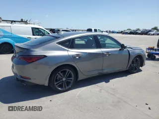 2023 Acura Integra Technology with VIN 19UDE4H6XPA018160, listed as a Copart auction lot 52121785 with 18,573 mi miles and Salvage title. Bid and sale history available at DreamBid. Image 3.