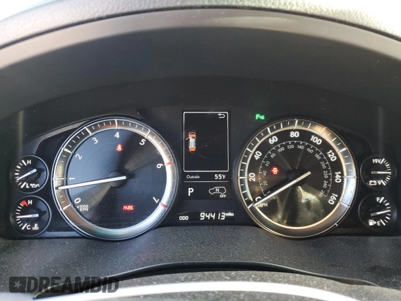 2017 Lexus LX 570 with VIN JTJHY7AX3H4228219, listed as a Copart auction lot 84943634 with 94,413 mi miles and Salvage title. Bid and sale history available at DreamBid. Image 9.