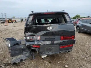 2024 Hyundai Santa Fe SEL with VIN 5NMP2DGL7RH001112, listed as a Copart auction lot 69481464 with 6,836 mi miles and Salvage Title. Bid and sale history available at carsss.com. Image 6.