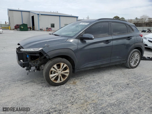 2021 Hyundai Kona SEL with VIN KM8K22AA3MU750671, listed as a Copart auction lot 49712015 with 30,025 mi miles and Salvage Title. Bid and sale history available at carsss.com. Image 1.