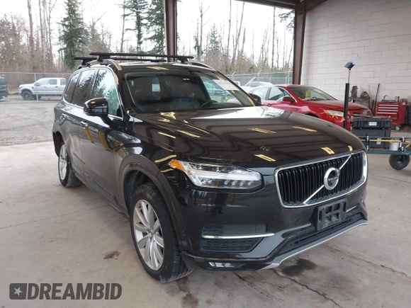 2018 Volvo XC90 Momentum with VIN YV4102PK2J1343506, listed as a IAAI auction lot 41763318 with 89,203 mi miles. Bid and sale history available at carsss.com. Image 1.