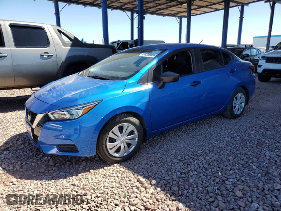 2020 Nissan Versa S with VIN 3N1CN8DV9LL866776, listed as a Copart auction lot 48933045 with 85,761 mi miles and Salvage Title. Bid and sale history available at carsss.com. Image 1.