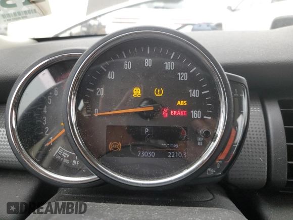 2018 MINI Hardtop 4 Door Cooper with VIN WMWXU1C56J2F80957, listed as a Copart auction lot 53713785 with 73,030 mi miles and Salvage Title. Bid and sale history available at DreamBid. Image 9.