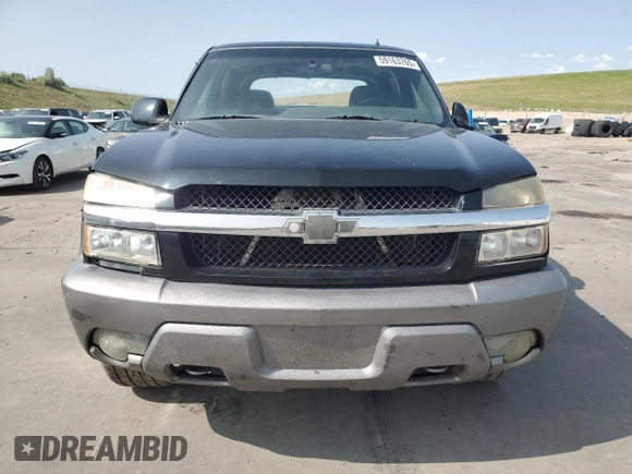 2002 Chevrolet Avalanche z VIN 3GNEC13T92G147979, wystawiony jako Copart lot #59163765 z przebiegiem 221 296 mil mil oraz Czysty tytuł • Clean title. Historia ofert i sprzedaży dostępna na DreamBid. Obrazek 5.