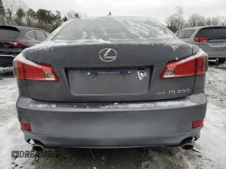 2012 Lexus IS 250 with VIN JTHCF5C25C5059413, listed as a Copart auction lot 87642065 with 108,205 mi miles and Salvage Title. Bid and sale history available at DreamBid. Image 6.