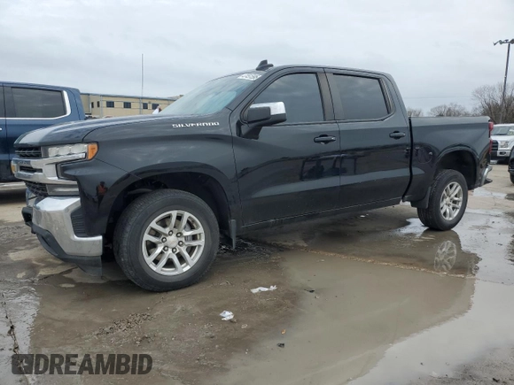 2021 Chevrolet Silverado 1500 LT with VIN 3GCPWCED6MG481352, listed as a Copart auction lot 47451595 with 57,361 mi miles and Salvage Title. Bid and sale history available at DreamBid. Image 1.