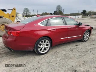 2015 Chevrolet Impala LTZ with VIN 2G1165S37F9101454, listed as a Copart auction lot 51895435 with 184,732 mi miles and Salvage Title. Bid and sale history available at DreamBid. Image 3.