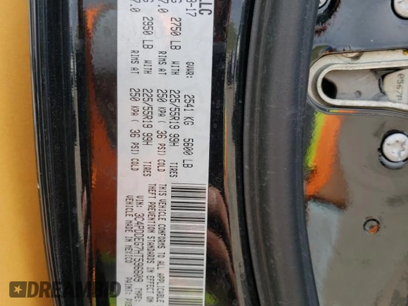 2017 Dodge Journey GT z VIN 3C4PDDEG7HT596609, wystawiony jako Copart lot #56644475 z przebiegiem 55 439 mil mil oraz Szkoda całkowita • Salvage title. Historia ofert i sprzedaży dostępna na DreamBid. Obrazek 13.