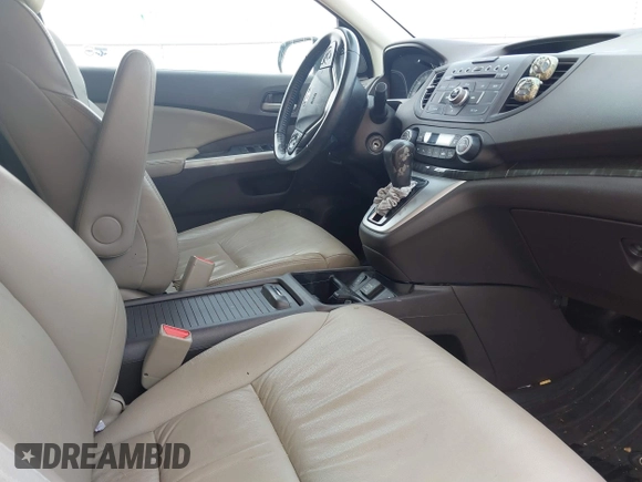 2014 Honda CR-V EX-L with VIN 2HKRM4H73EH682323, listed as a IAAI auction lot 38679501 with 1 mi miles. Bid and sale history available at carsss.com. Image 5.