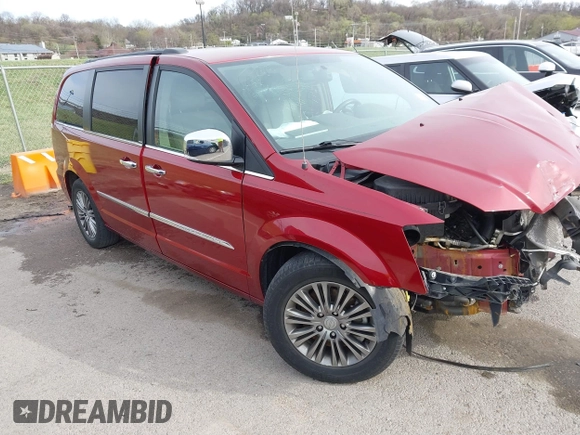 2014 Chrysler Town & Country Touring-L with VIN 2C4RC1CGXER165421, listed as a IAAI auction lot 41866846 with 53,303 mi miles. Bid and sale history available at carsss.com. Image 1.