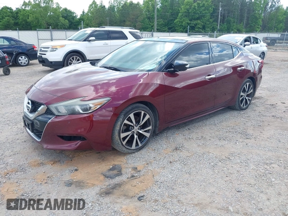 2017 Nissan Maxima SV with VIN 1N4AA6AP4HC393310, listed as a IAAI auction lot 42114631 with 158,372 mi miles. Bid and sale history available at carsss.com. Image 18.