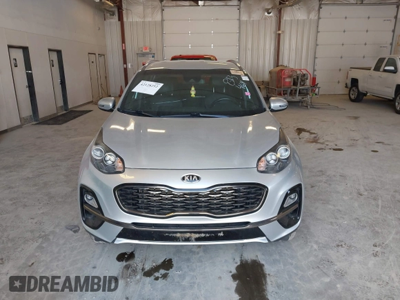 2020 Kia Sportage S with VIN KNDP6CAC3L7813464, listed as a IAAI auction lot 42128252 with 76,271 mi miles. Bid and sale history available at carsss.com. Image 6.