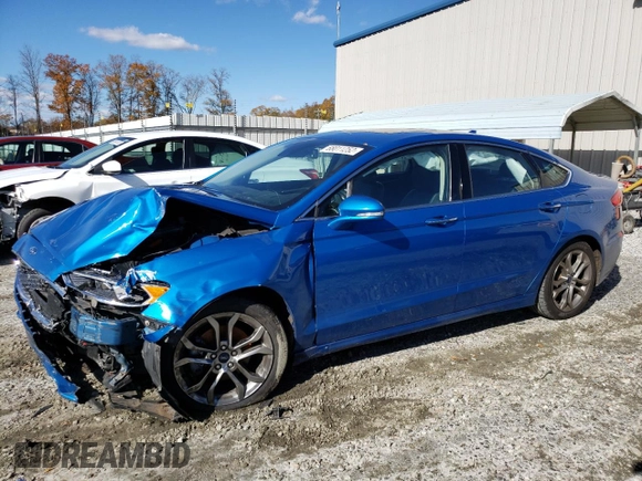 2020 Ford Fusion Hybrid Titanium with VIN 3FA6P0RU2LR156885, listed as a Copart auction lot 68011252 with 60,351 mi miles. Bid and sale history available at carsss.com. Image 1.
