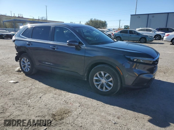 2025 Honda CR-V LX with VIN 5J6RS3H22SL002398, listed as a Copart auction lot 86980104 with 7,131 mi miles and Salvage Title. Bid and sale history available at DreamBid. Image 4.