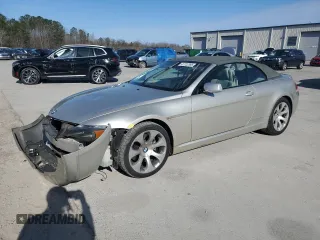 2005 BMW 6 Series 645Ci with VIN WBAEK73455B325209, listed as a Copart auction lot 47722895 with 148,246 mi miles and Salvage Title. Bid and sale history available at carsss.com. Image 1.