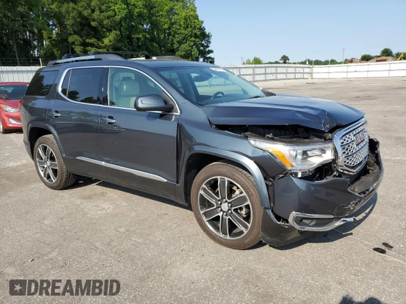 2019 GMC Acadia Denali with VIN 1GKKNXLS1KZ134793, listed as a Copart auction lot 59439115 with 58,427 mi miles and Salvage title. Bid and sale history available at DreamBid. Image 4.