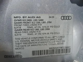 2023 Audi Q5 S line Premium Plus with VIN WA1EAAFY9P2134441, listed as a Copart auction lot 56649915 with 13,392 mi miles and Salvage title. Bid and sale history available at DreamBid. Image 14.