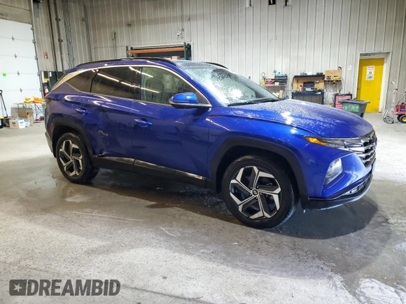 2022 Hyundai Tucson Limited with VIN 5NMJECAE5NH108333, listed as a Copart auction lot 48291345 with 49,834 mi miles and Salvage Title. Bid and sale history available at carsss.com. Image 4.