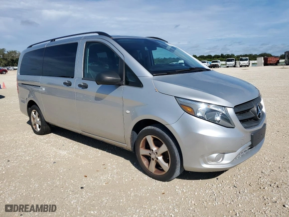 2016 Mercedes-Benz Metris Passenger Van with VIN WD4PG2EE0G3128134, listed as a Copart auction lot 73753184 with 0 mi miles and Salvage Title. Bid and sale history available at carsss.com. Image 4.