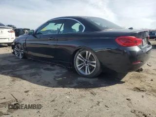2018 BMW 4 Series 430i with VIN WBA4Z1C56JEC72044, listed as a Copart auction lot 44455245 with 47,077 mi miles and Salvage Title. Bid and sale history available at DreamBid. Image 2.