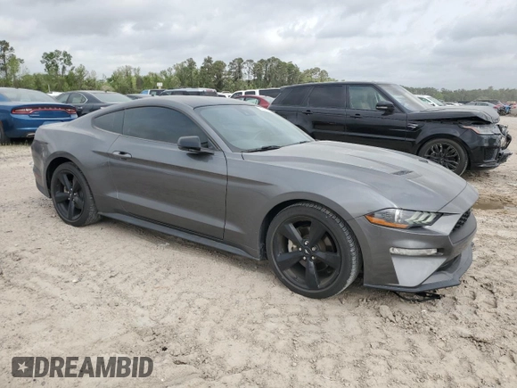 2021 Ford Mustang EcoBoost with VIN 1FA6P8TH0M5108512, listed as a Copart auction lot 51047485 with 44,744 mi miles and Clean title. Bid and sale history available at DreamBid. Image 4.