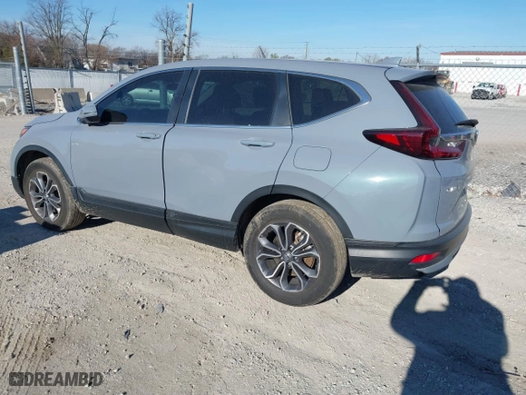 2021 Honda CR-V EX with VIN 2HKRW2H58MH657588, listed as a IAAI auction lot 40989607 with 24,397 mi miles. Bid and sale history available at carsss.com. Image 3.