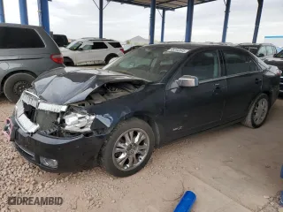 2008 Lincoln MKZ with VIN 3LNHM26T28R632252, listed as a Copart auction lot 45240545 with 133,408 mi miles and Salvage Title. Bid and sale history available at carsss.com. Image 1.