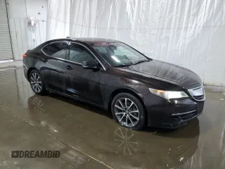 2015 Acura TLX Technology with VIN 19UUB2F53FA003781, listed as a Copart auction lot 64275735 with 216,210 mi miles and Clean title. Bid and sale history available at DreamBid. Image 4.