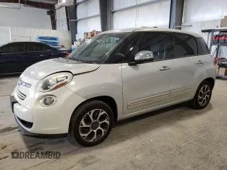 2014 FIAT 500L Lounge with VIN ZFBCFACH3EZ013141, listed as a Copart auction lot 53339585 with 98,898 mi miles and Salvage Title. Bid and sale history available at carsss.com. Image 1.