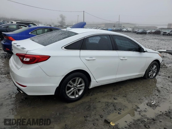2017 Hyundai Sonata SE with VIN 5NPE24AF2HH482382, listed as a Copart auction lot 44988975 with 131,099 mi miles and Salvage Title. Bid and sale history available at DreamBid. Image 3.