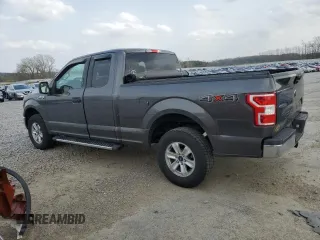 2018 Ford F-150 XL with VIN 1FTEX1EP1JKG09844, listed as a Copart auction lot 54834245 with 86,047 mi miles and Clean Title. Bid and sale history available at carsss.com. Image 2.