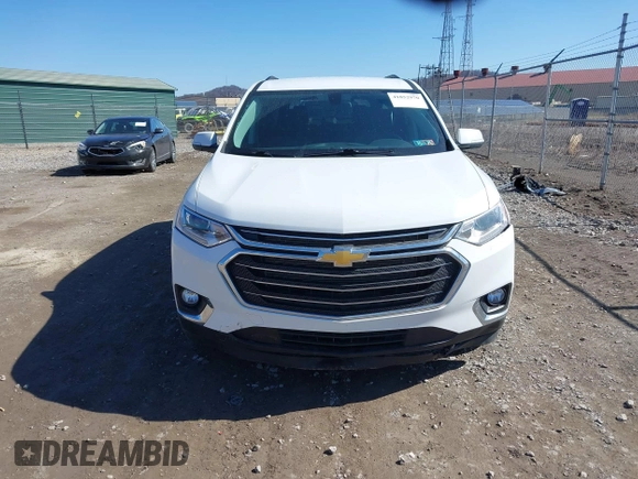 2021 Chevrolet Traverse LT Cloth with VIN 1GNEVGKW0MJ260455, listed as a IAAI auction lot 41852970 with 22,178 mi miles. Bid and sale history available at carsss.com. Image 13.