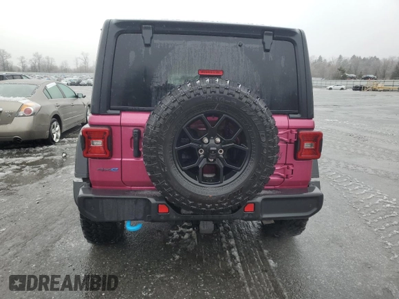 2024 Jeep Wrangler Sport S с VIN 1C4RJXN61RW322344, выставлен на аукционе Copart как лот 42948515 с пробегом 4 257 миль миль и Списание • Salvage title. История ставок и продаж доступна на DreamBid. Изображение 6.