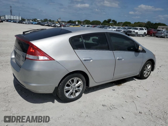 2010 Honda Insight EX with VIN JHMZE2H74AS032878, listed as a Copart auction lot 56230795 with 125,838 mi miles and Clean title. Bid and sale history available at DreamBid. Image 3.