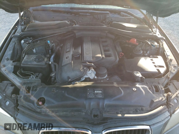 2005 BMW 5 Series 525i with VIN WBANA53535B168215, listed as a Copart auction lot 87463994 with Not provided miles and Non repairable. Bid and sale history available at DreamBid. Image 11.