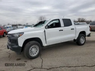 2024 Chevrolet Colorado 2WD Work Truck with VIN 1GCGSBEC8R1132891, listed as a Copart auction lot 46445545 with 3,588 mi miles and Salvage Title. Bid and sale history available at DreamBid. Image 1.