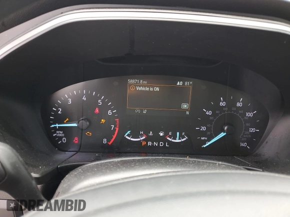 2020 Ford Escape S with VIN 1FMCU0F66LUB57604, listed as a Copart auction lot 58354665 with 58,871 mi miles and Salvage title. Bid and sale history available at DreamBid. Image 9.